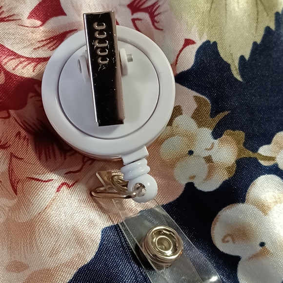 Work Badge Reel Sparkly Owl 🦉 Strong Retractable - Picture 4 of 5